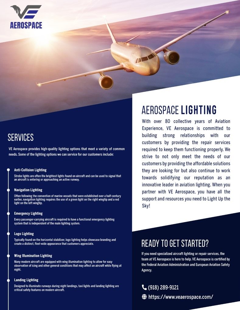 VE Aerospace Flyer - Lighting